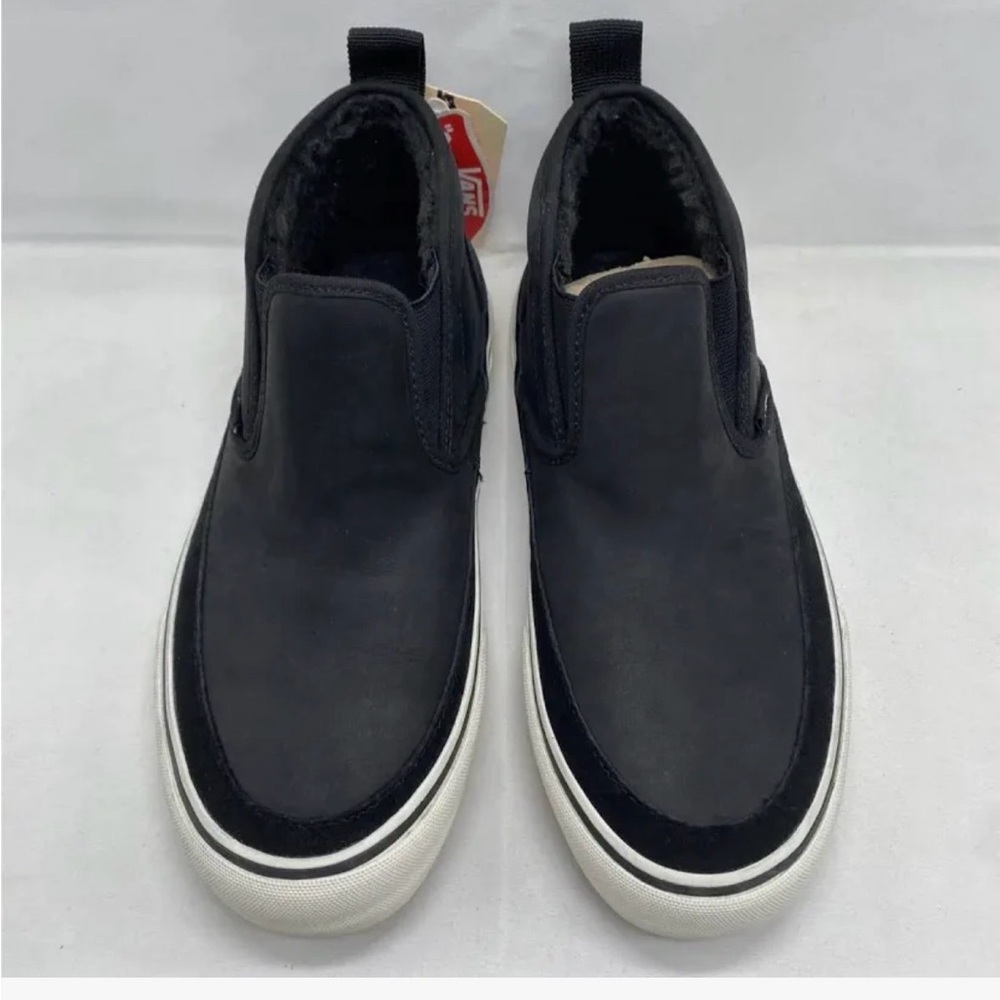 Vans Black High-Top Slip-On Sneakers